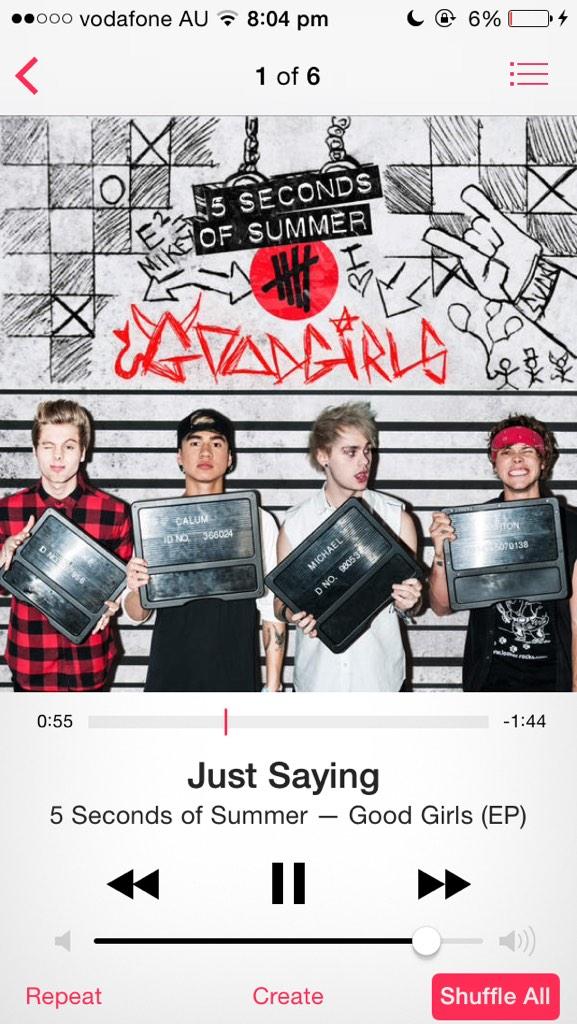 ANOBRAllN's tweet photo. I've fallen in love with this track #5SOSJUSTSAYING http://t.co/02AfuPfQsu