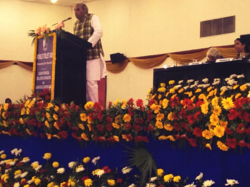 Honored to be present at the UN International Toilet Day organized by Sulabh!