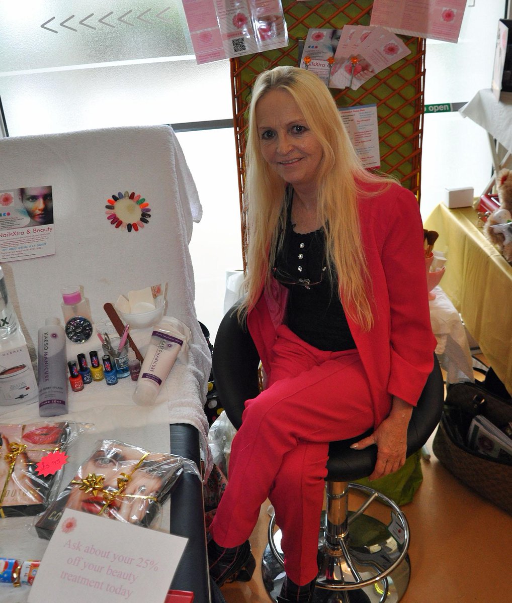 <a href="/NailsXtraBeauty/">Angie Mulvey</a> exhibited with us on Sunday and raised a lot of money for her chosen charity and gained new clients