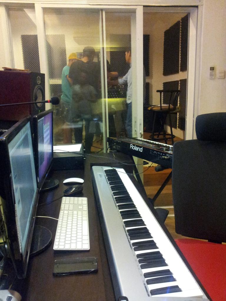 Yes,we're making new sounds for up coming album #rnrm4th