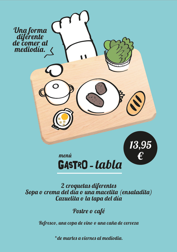 BrabanteCerveza's tweet photo. En @La_Gastro han preparado un menú muy especial para alegrarnos el mediodía. ¿Habéis probado ya la Gastro-Tabla? http://t.co/6xGtjUdYlT