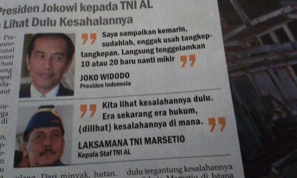 RatnaSpaet's tweet photo. Dosa apa bangsa ini bisa pny Presiden @jokowi_do2 model SEMAU GUE gini? Gak mhormati Hukum, gak perduli prosedur ... http://t.co/c1xGuVNoWo