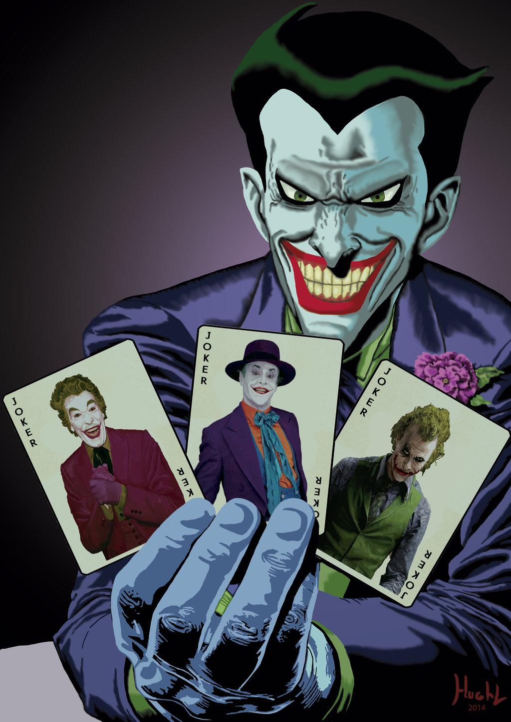 Batman Notes The Joker From Batman The Animated Series Holding The 3 Live Action Joker Cards By Deviantart User Shinnh Batman Http T Co Fjj8zsodcx