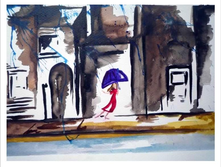 artbydana's tweet photo. "Sex and the City"  I listened to the Belle and the Bad Boy on repeat and created this! #art http://t.co/TQ8MFkySvm