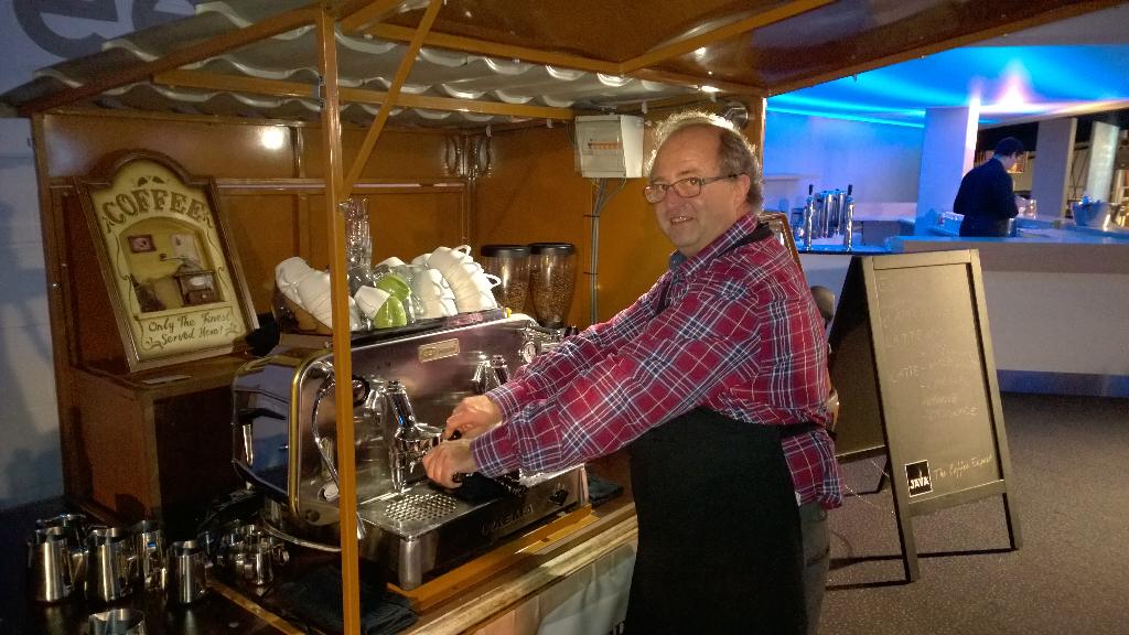 BCTechDays's tweet photo. Enjoying a fresh brewed caffé latte at #navtechdays . Highly recommended! http://t.co/nslH8SDN6D