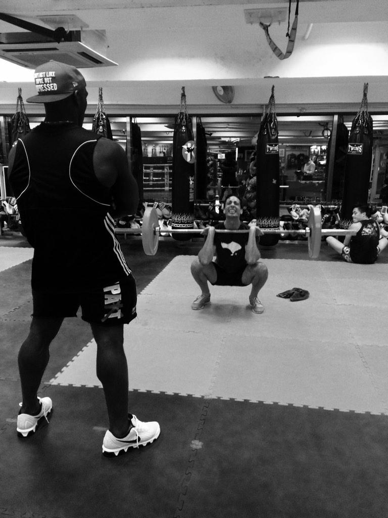 ImpaktMma's tweet photo. Adam Tejpaul enduring another session with the Panther #worldchampion #crossfit @ImpaktMma http://t.co/E4dZ0dquWO