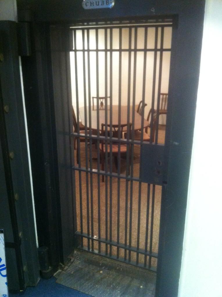 littlemancoffee's tweet image. Your meeting - in our basement bank vault? Get in touch! From £25 for 1/2 day!