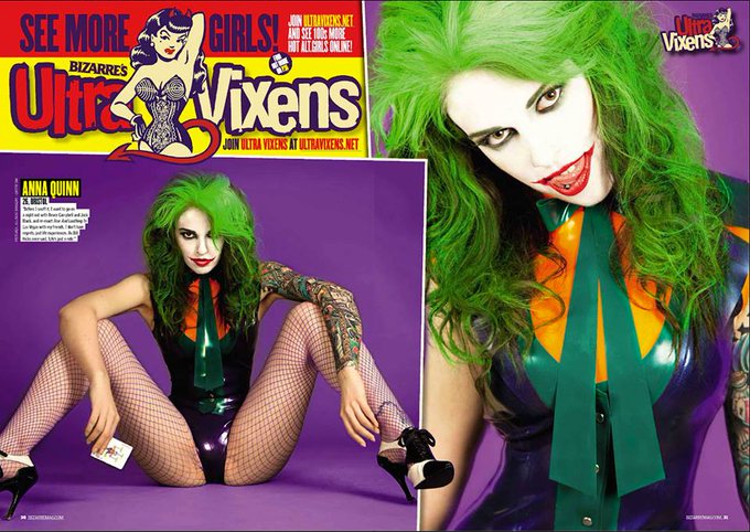 #throwbackthursday first time my joker cosplay came out to play, new joker images to share soon :) @bizarremagazine