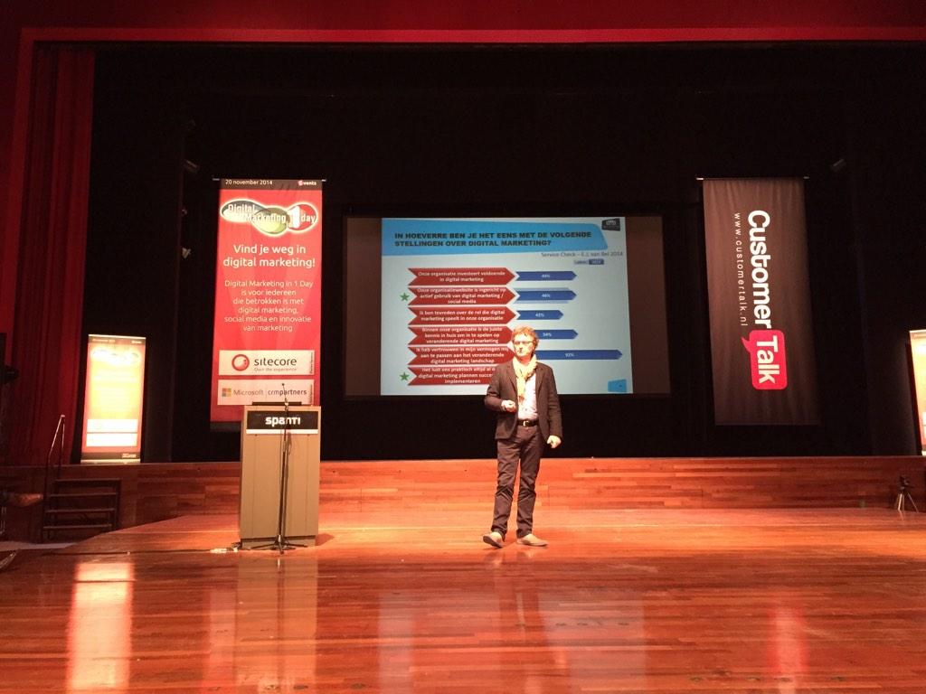 Heet van de naald presentatie van @ejvanbel @DIMin1Day #dimin1day