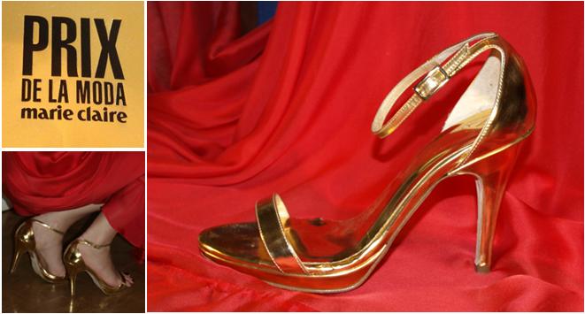 eMeshoes's tweet image. eMe estuvo anoche en los Prix de la moda de Marie Claire
Nuestras sandalias oro brillaron más que nunca!