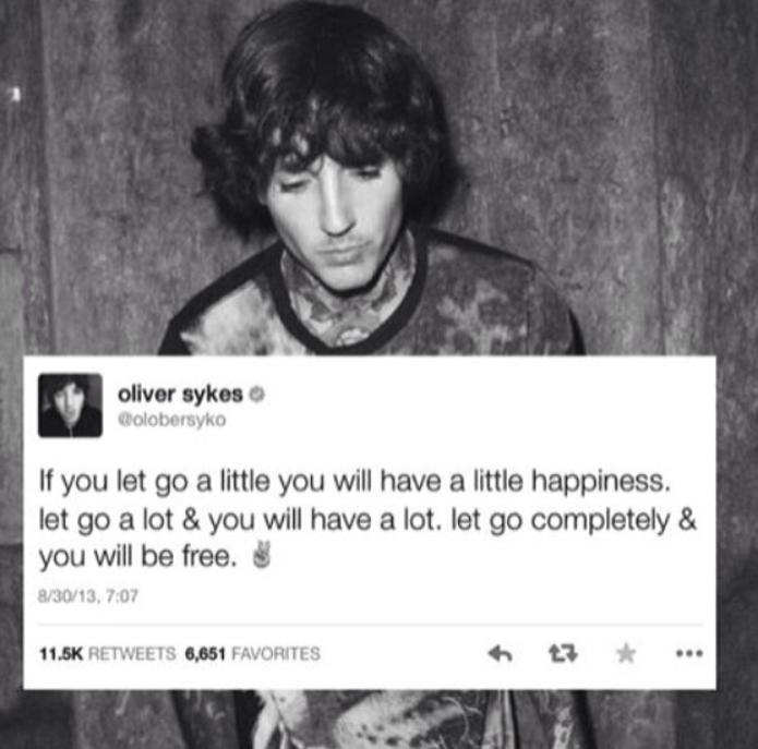 Happy birthday Oliver Sykes! We love you thanks for doing what you are doing! You helped a lot 