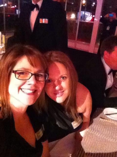 GreenhallKerry's tweet photo. Gabbie and I at the Wesfarmers Gala Ball #retailleaderspilot @StuartTarget http://t.co/vBfQ4P2Ke6