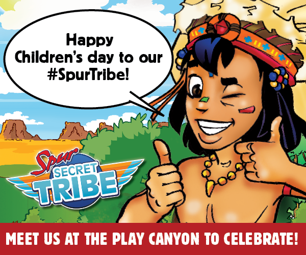 SpurRestaurant's tweet photo. Only where children gather, is there any real chance of fun! Happy Childrenβs Day, #SpurKids! #SpurTribe http://t.co/F3CheXNMuj