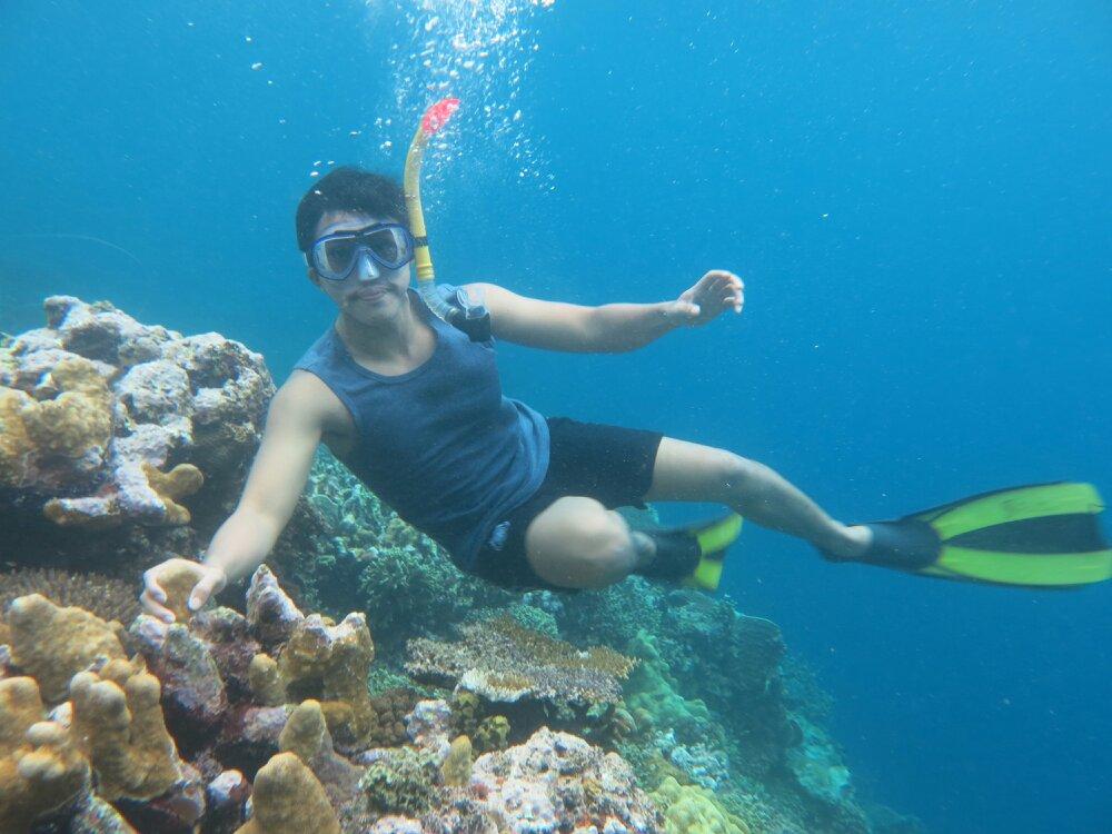 Ini baru snorkling