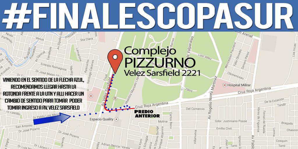 CopaSUR's tweet photo. #PredioNuevo #CopaSur Domingo 23 a partir de las 17!! Te esperamos http://t.co/JO46kHVTF2