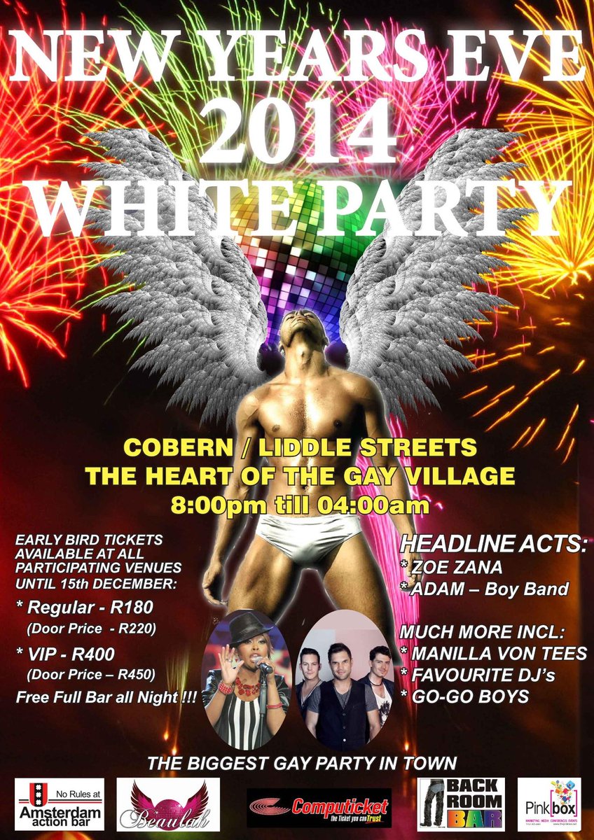 Put on your sparkly whites and ring in the new year in the company of <a href="/adamgroep/">ADAM</a> and <a href="/zoe_zana/">Zoe Zandre Zana</a>! <a href="/CapeTown/">ᑕᗩᑭE TOᗯᑎ</a> <a href="/capeEvent/">ᵂʰᵃᵗ ⁱˢ ᴼᴺ 🗓️ Cape Provinces, South Africa</a>