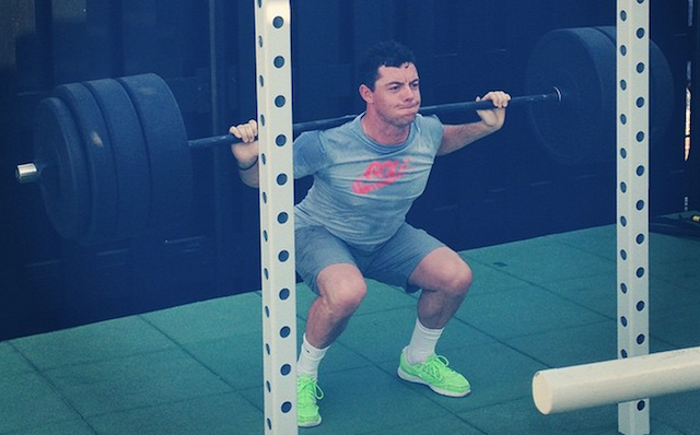 Rory McIlroy showed off his impressive workout but Justin Rose' response takes the cake: cbsprt.co/1xWrWWR