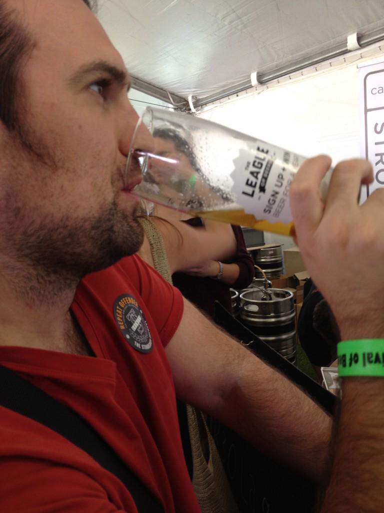 weEatweCook's tweet image. Ray is one happy chappy today -  at the cape town festival of beers #CTFOB