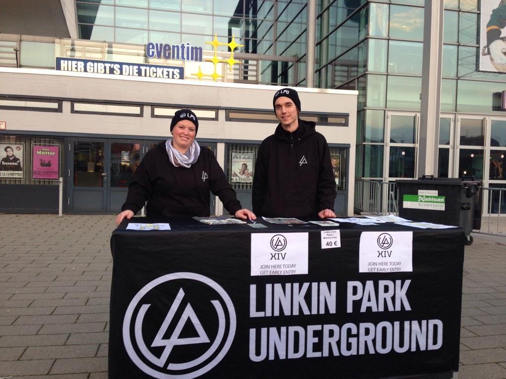 linkinpark's tweet photo. Bremen- join LPU XIV today at the main entrance to access early entry for today's show. #WeAreLPU http://t.co/f7DkpJL6pC