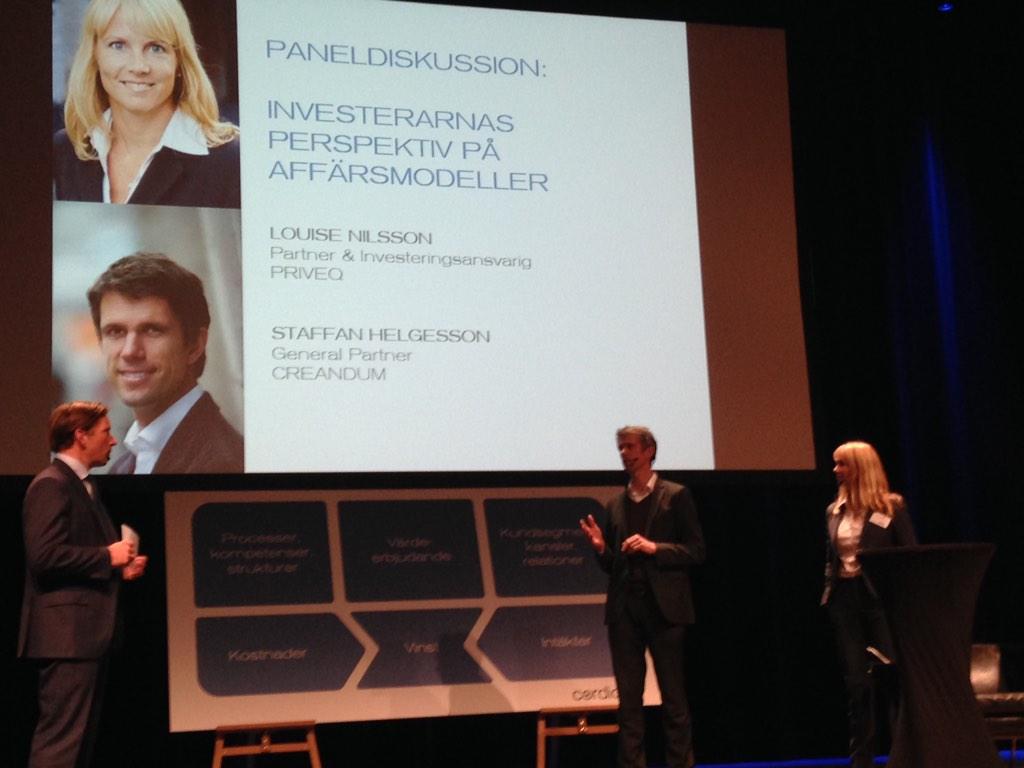 SuarezBPM's tweet photo. Extremt intressant diskussion två investerare emellan, grymt modererat av @linusmalmberg #bms2014 http://t.co/ushuusLTI0