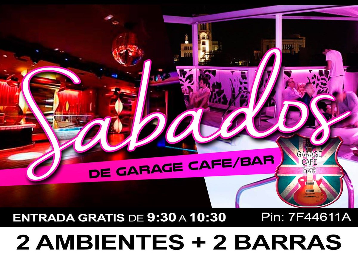 jorgeHaranguis's tweet image. Del 26 al 29 de #NOVIEMBRE #GarageCafeBar #CdBolivar PROMETE... 
@Haralias @GarageCafeCBO