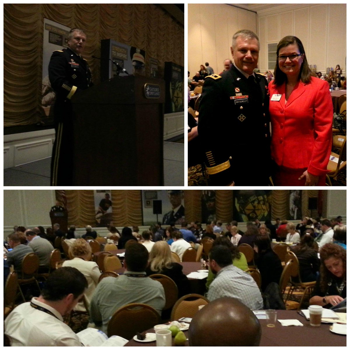 GoArmy's tweet photo. We're committed to "Keeping our young people qualified for life." - Maj. Gen. Allen Batschelet @USAREC_CG #VISION2014 http://t.co/X4l9w3zoGc