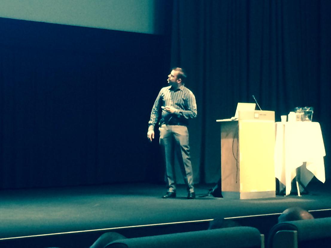 KarstenTimmann's tweet photo. Closing Keynote at Nordic VMUG conf with Shawn Bass #vmugdk http://t.co/1lSi9yCerC