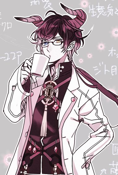 「#フォロワーさんの好きな要素集めてキャラを作る リプありがとうございました!2キ」|潤宮るか＠BF(仮)9周年お祝い中！のイラスト