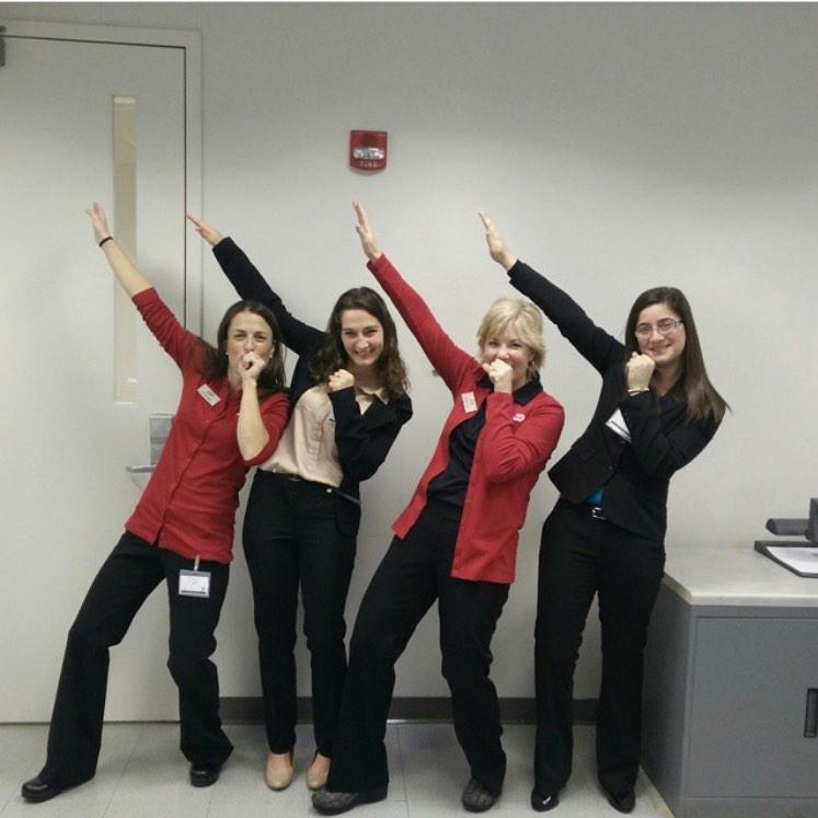 jindal_utdallas's tweet photo. RT @UtdSales: Our #NSCteam whoosh w/ some @ADP ladies. #ADPatNSC #UTDSales #GameDay http://t.co/93Y1nVkW27