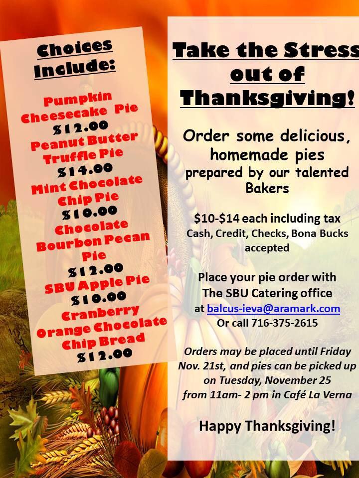 rizha's tweet photo. get on Instagram and like our last dining services picture to win a FREE thanksgiving pie! http://t.co/YYlu5eoIeA http://t.co/j4MK2f0WKv