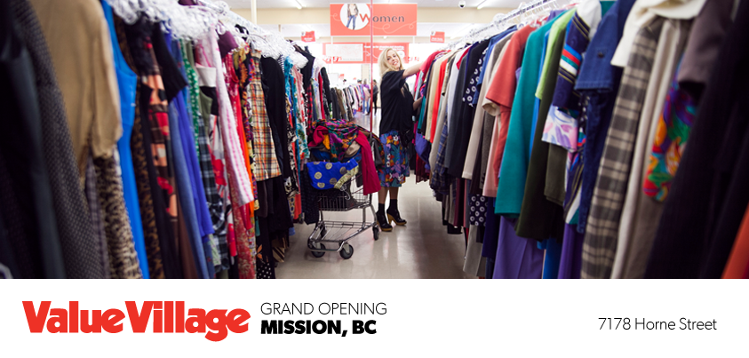 SaversVVillage's tweet photo. RETWEET if you'll be visiting our newest #ValueVillage thrift store in #Mission, BC today: http://t.co/LKoZ8jEcOP http://t.co/EvixEHW2gh