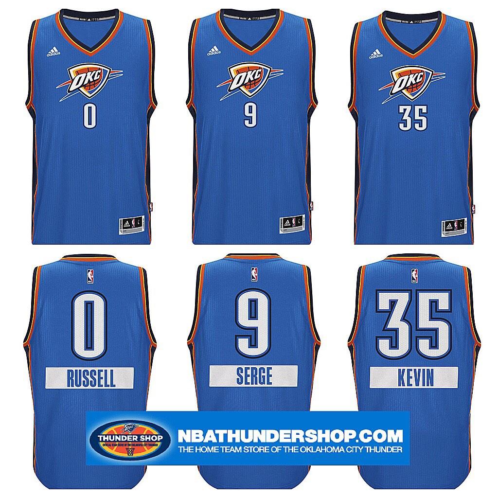 okc thunder christmas jersey