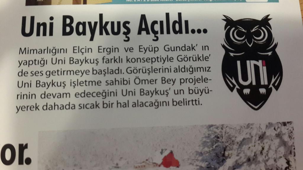 unibaykus's tweet photo. @HaylazKurumsal 'a üni  yaşam  dergisinde bize de yer verdiği  için  teşekkür  ederiz http://t.co/sxYjE22odE
