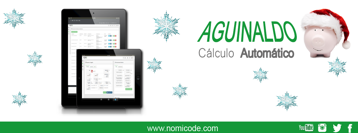 Nomicodeapp's tweet image. #Calcula de manera Automática el #Aguinaldo de todos tus empleados, con #Nomicode lleva el registro.