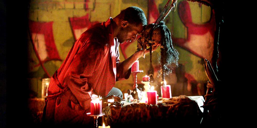 WBConstantine's tweet photo. #PapaMidnite and John must unite on the next #Constantine, tomorrow at 10/9c on @NBC. http://t.co/9WGb2ALMYw http://t.co/t4DQJZfWGk