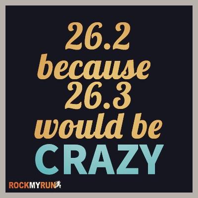 RockMyRun's tweet photo. How crazy are you? #runchat #marathonhumor http://t.co/xhTLGm4mHa