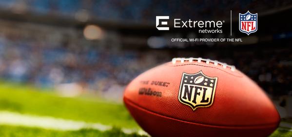Extreme Networks Named First Official Wi-Fi Solutions Provider of <a href="/NFL/">NFL</a> on.mktw.net/1r0PVOI