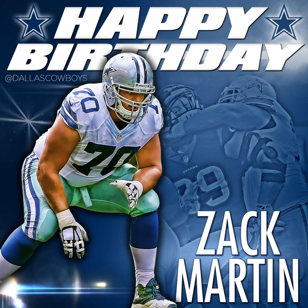 Happy Birthday Zack Martin! 