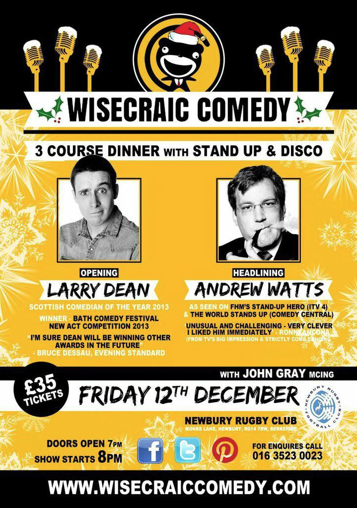 Christmas Comedy Club. #newbury