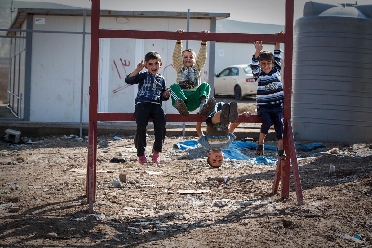 ACF_Iraq's tweet photo. Some smiles from #Basirma camp near #Erbil for #Worldchildrensday http://t.co/ebtJKQYLV7