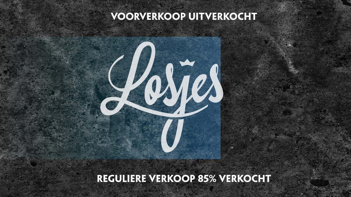 SPREAD THE WORD. 
GEEN deurverkoop.
Tickets —> tinyurl.com/ticketslosjes2…

#wijzijnlosjes <a href="/JuanSanchezzz/">Juan Sanchez</a> @LUCKYDONEGONE