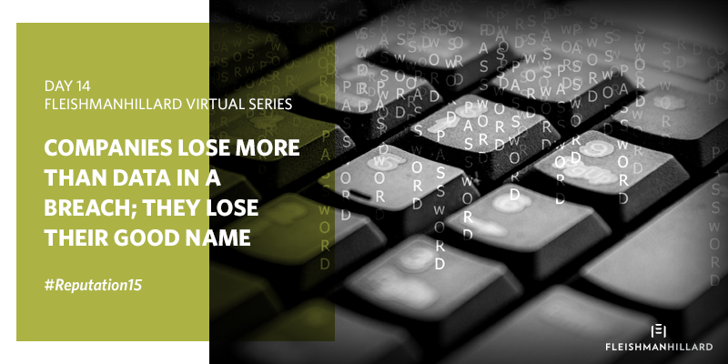 Fleishman's tweet image. Why customers' expect a cohesive response to #cyber threats &amp;amp; how to prepare: ow.ly/EBxHQ #Reputation15