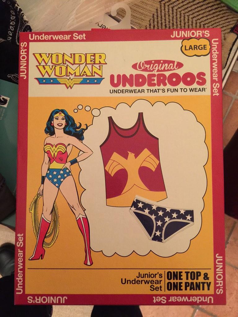 Rosana Vilaro on X: Wonder Woman underoos.