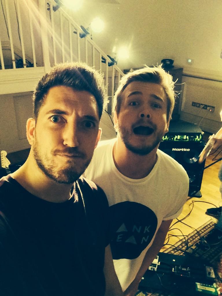 ClubDriveBand's tweet photo. @azzat23 & @TommyTides On set for something very exciting at @TheGrandChapel #TidesLive #infuselive http://t.co/lOubxgXXcm