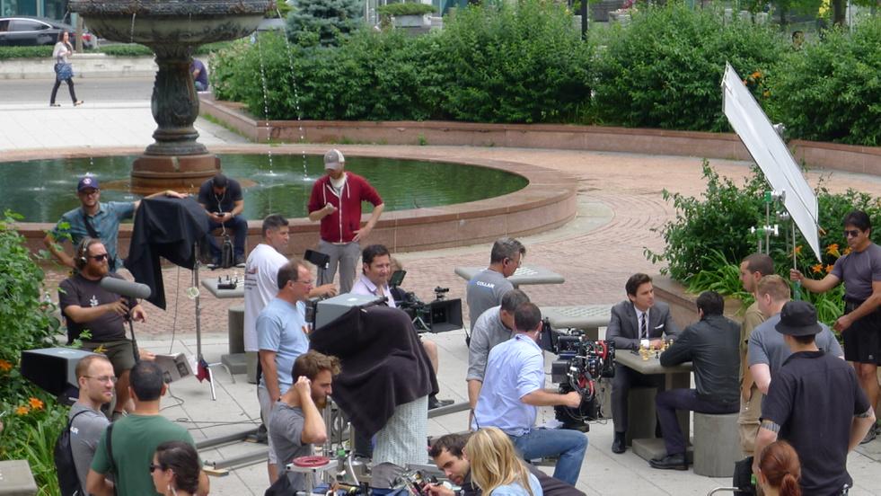 JeffKingTV's tweet photo. The chess game between @MattBomer and Keller heats up tonight 9/8c NEW EPISODE @WhiteCollarUSA #bts http://t.co/dPrHqm7nB9