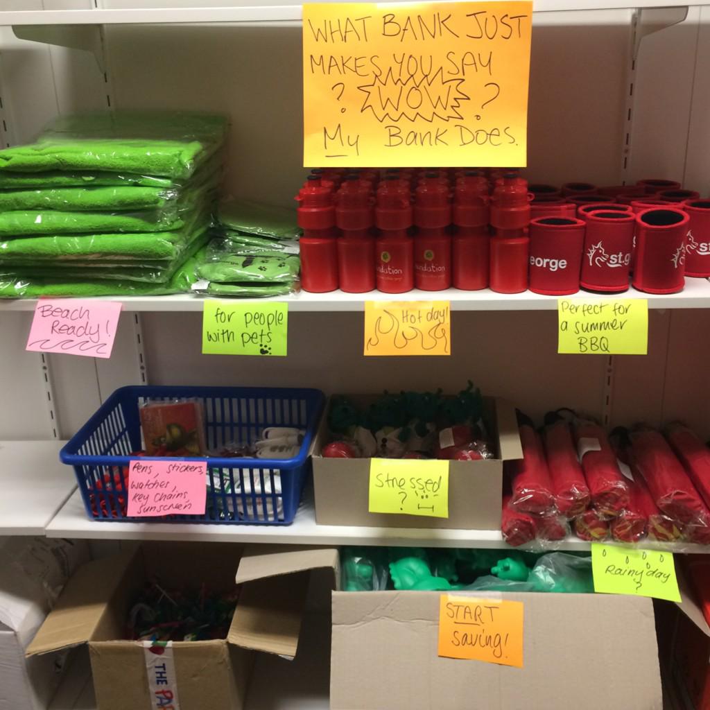 STGDragonLounge's tweet photo. Our WOW wall! What bank just makes you say "wow!" my Bank does. - bought to you by @LittleHanDragon #GiveEmThePickle http://t.co/nLtiAM5X4E