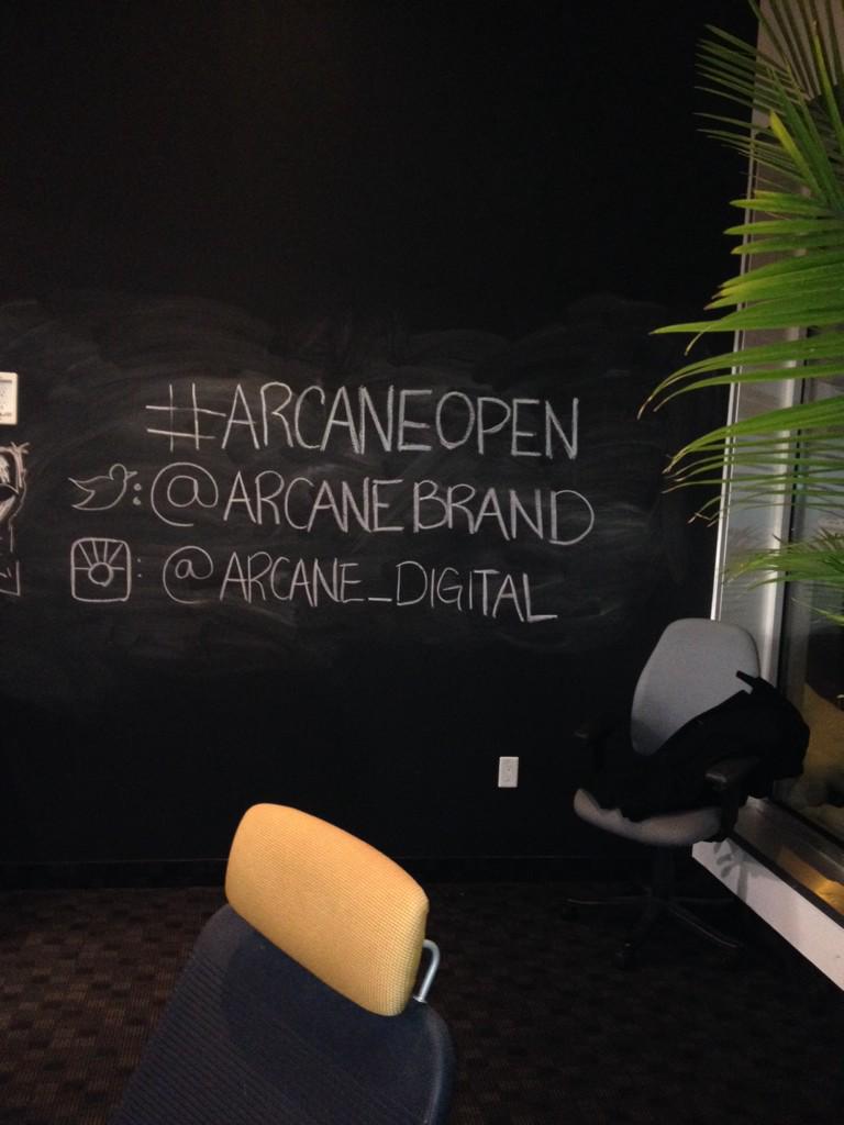 MT_MikeMullis's tweet photo. @MortgageTeacher .. Very impressed with @arcanebrand chalkboard..teacher approved #arcaneopen http://t.co/YFxAZ1XsfO