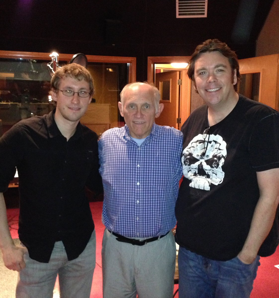 Blockade's tweet photo. @OPM_UK guest appearing in the studio to watch some of the record for the film! @ShimermanArmin @dkayevo @kevmunroe http://t.co/BpmKBQowzf