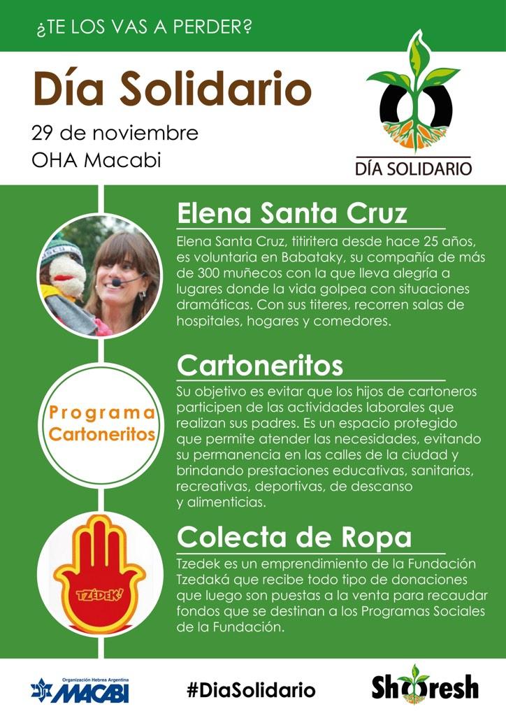 shoresh9's tweet photo. Hola @LeoncitoDan y @ElAdole1 ! Ya vieron todos los que participamos del #diasolidario?? No se lo pierdan! RT http://t.co/8VoDEgXpNm