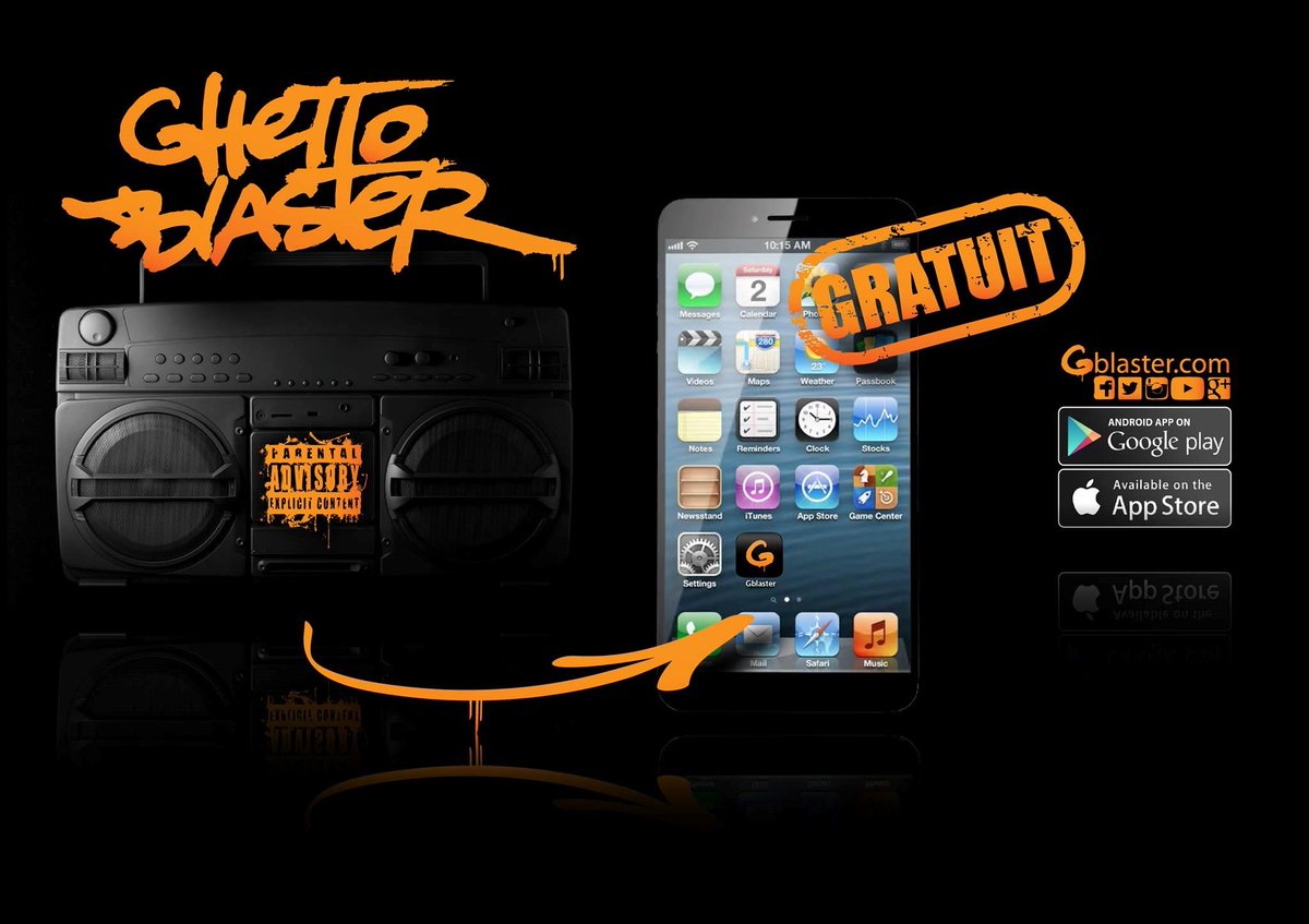 gblasteradio's tweet photo. http://t.co/VX5q74JIDf
Disponible sur IPhone &amp; Android 
@gblasteradio Ghetto Blaster Radio http://t.co/hYKJhuZnPe